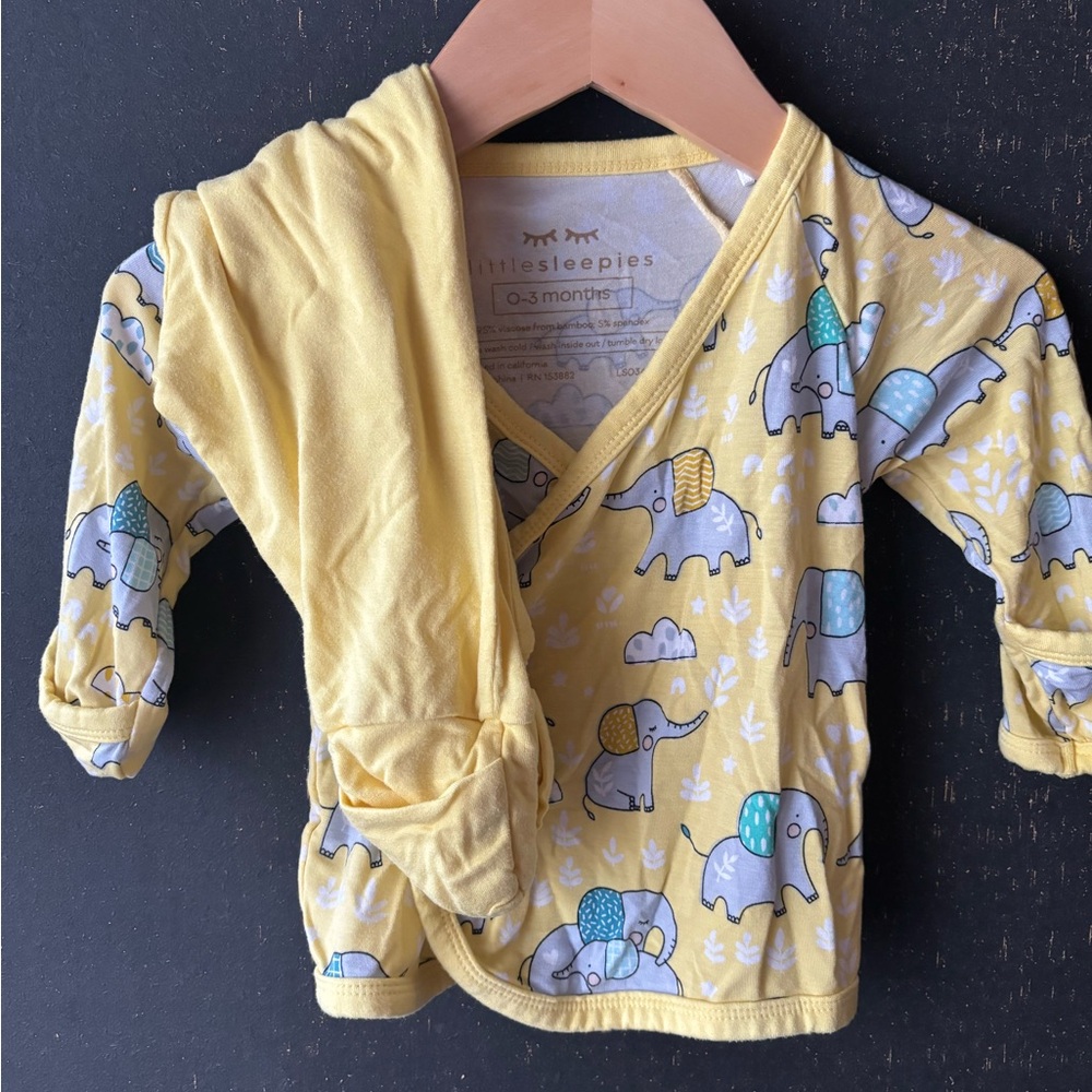 0-3 month little sleepies brand set